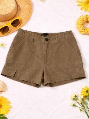 Forever 21 Brown Utility Cargo Shorts Size L